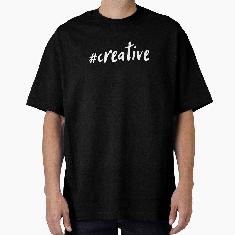 Creative Word Typography Black and White Minimalist Hashtag by SoccaTamam