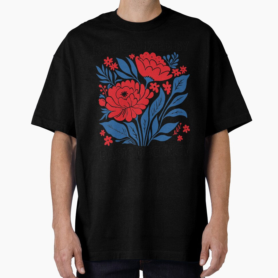 Radicalized By Basic Decency Floral Feminist Garden Style Design by michealhunt1