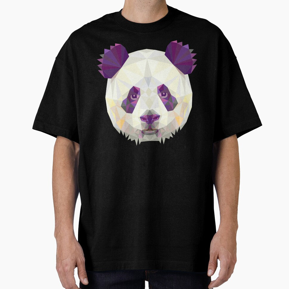 Panda Head Triangle by Fairyjam