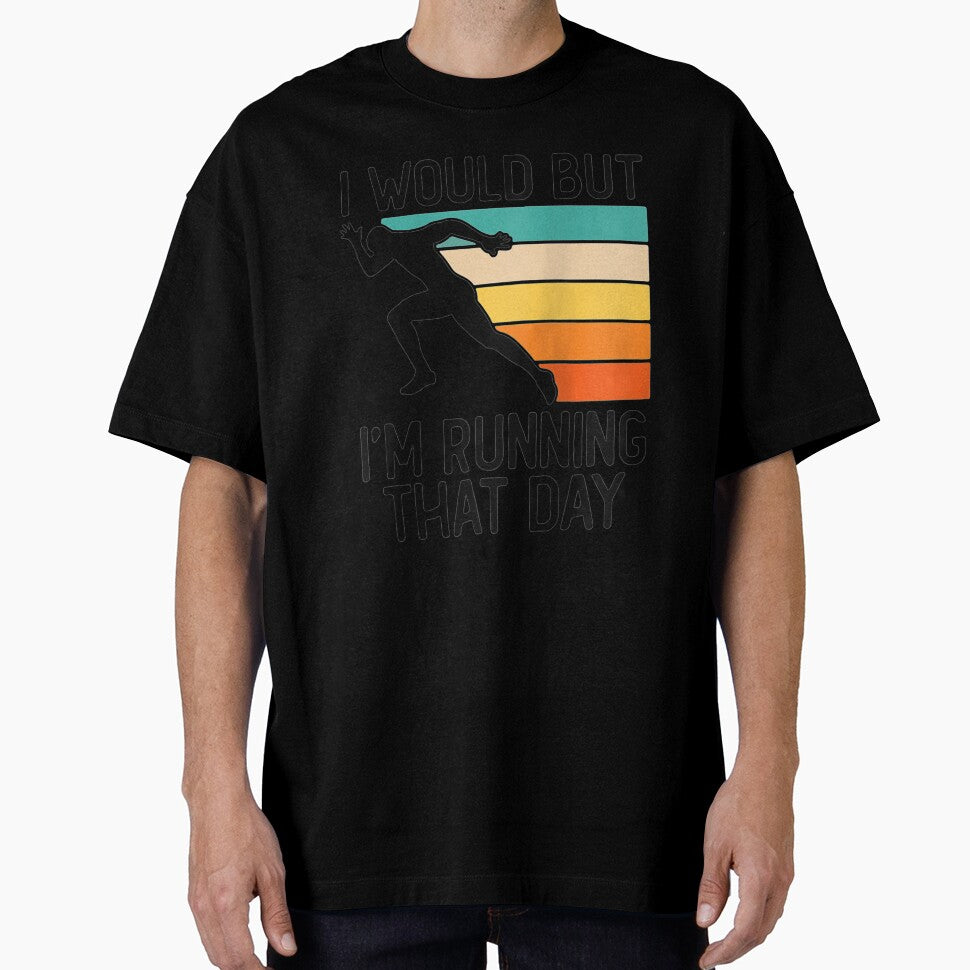 Funny Runner I Would But Im Running That Day Retro Track Raglan Baseball Tee by FelixRiojas