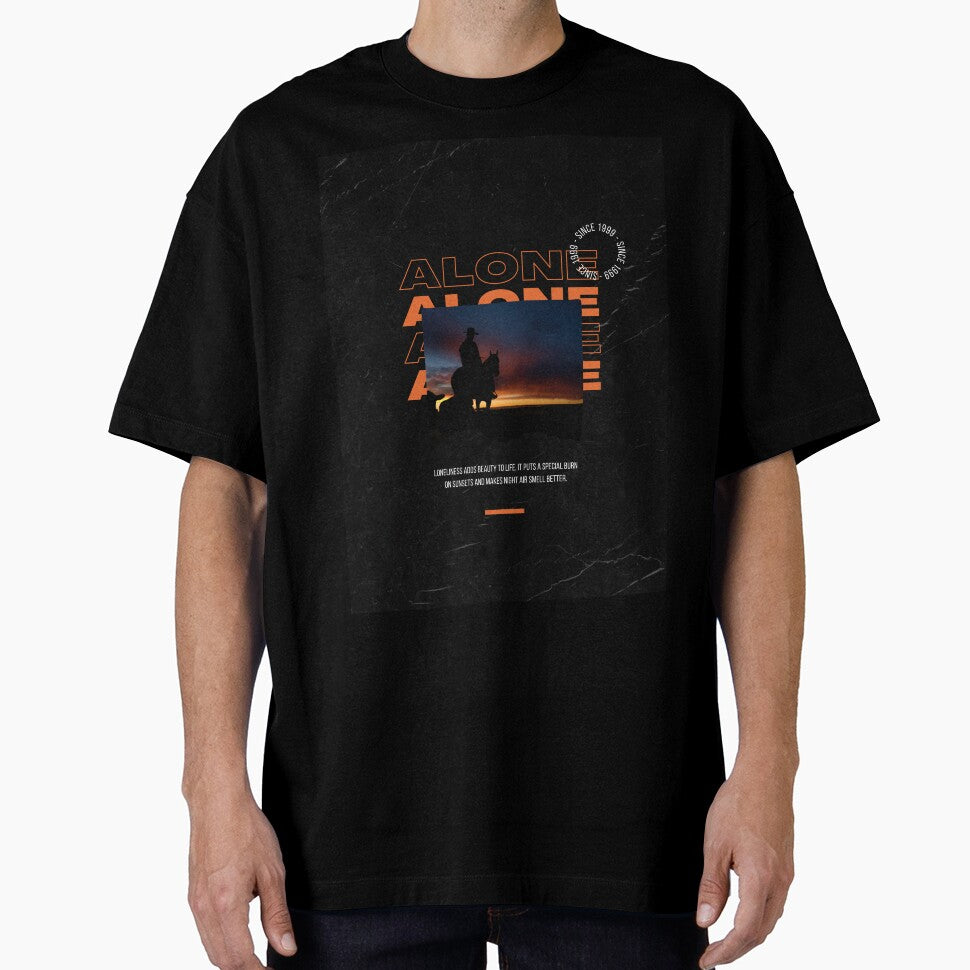 Black and orange streetwear motivation t-shirt part 2 by Richstd