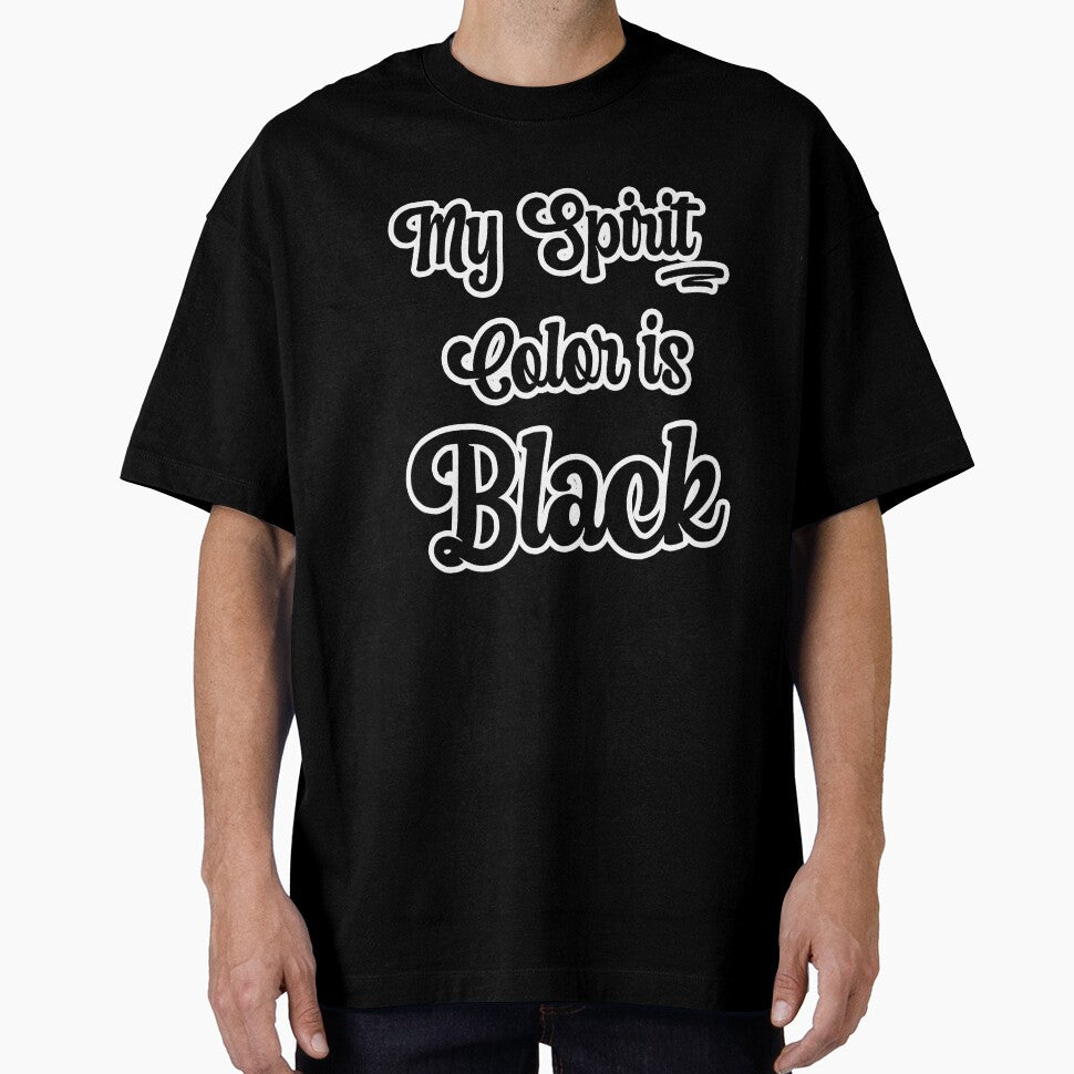 My Spirit Color is Black - Cool plain color spirit colours designed by ozcushions by ozcushions