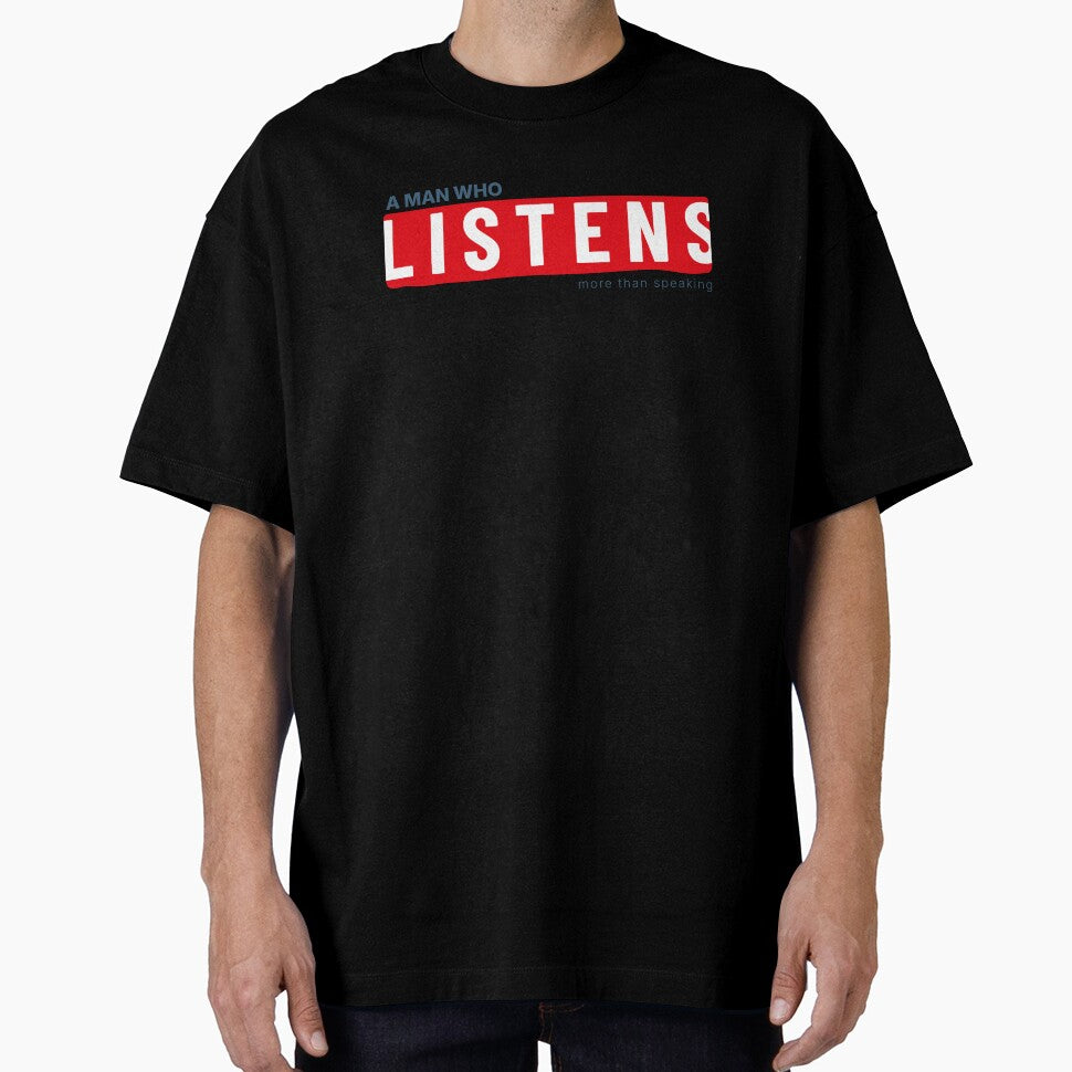 Minimal Listener Quote Calm Personality Shirt by heyyoyeah63