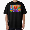 Stylish Lion in a Vibrant Cityscape Setting by Artessie