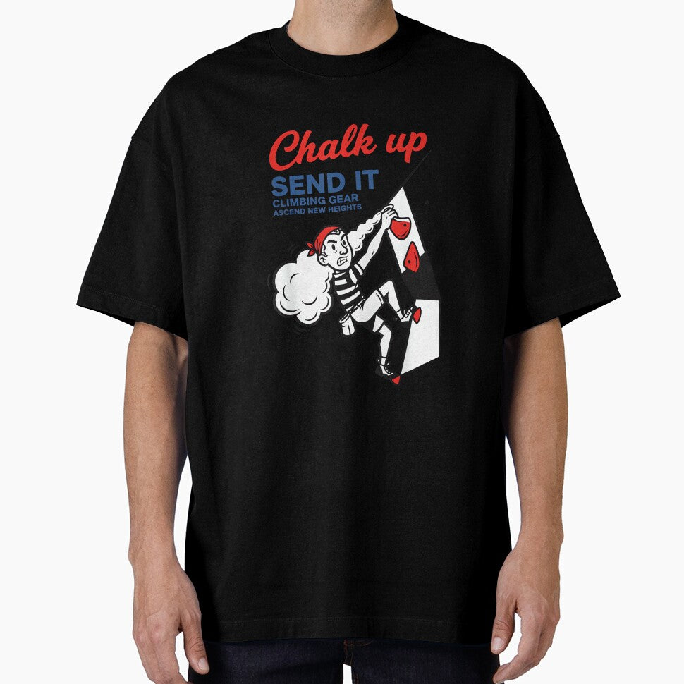 Chalk Up Send It Climbing Gear Fun Design by JoyJRamos