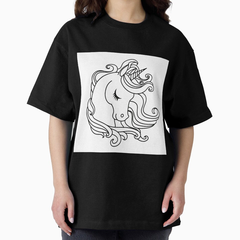 Pretty Unicorn Outline by Mywaymylife