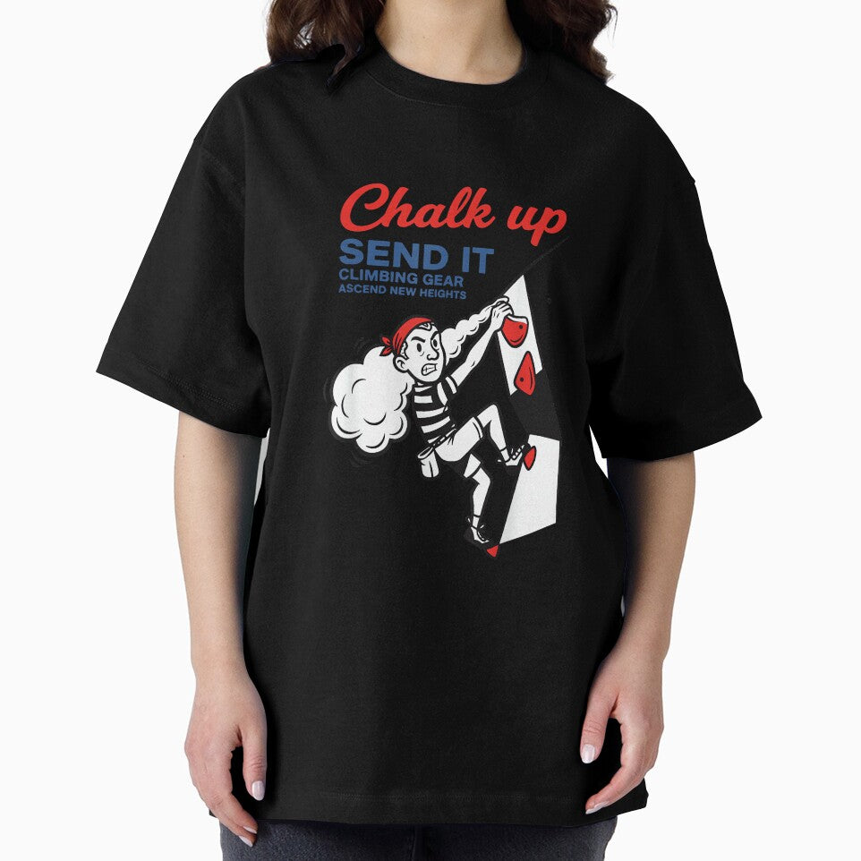 Chalk Up Send It Climbing Gear Fun Design by JoyJRamos