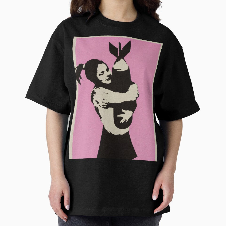 Banksy Bomb Hugger Art by SharpWallArts
