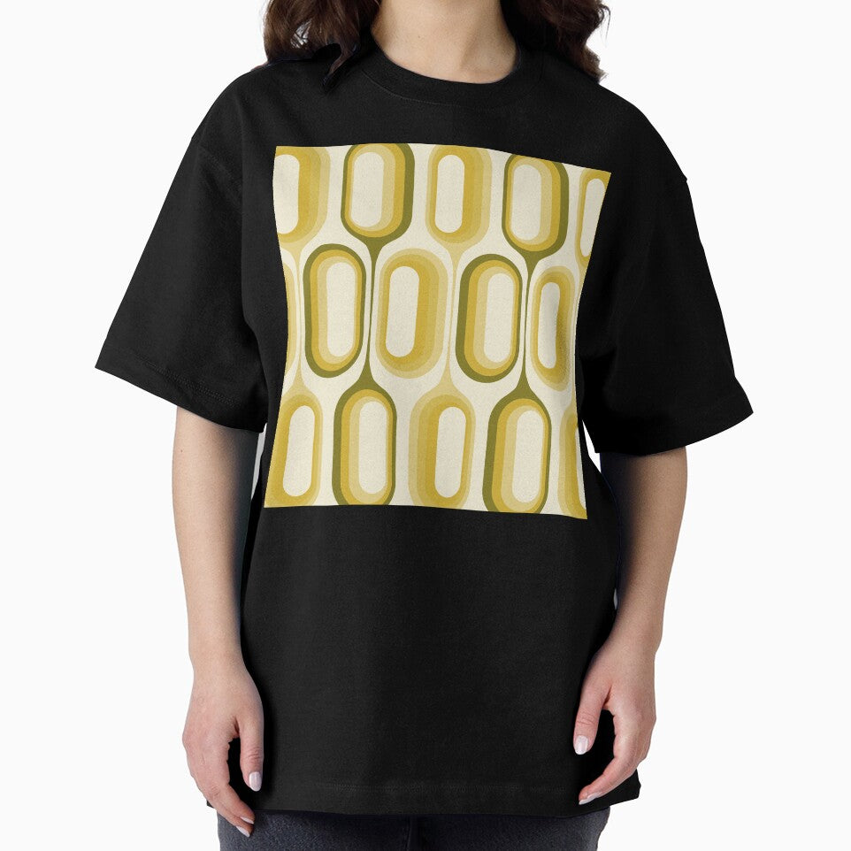 Mid Century Modern Retro 70s - Beige, Olive Green and Mustard Yellow by JMgraphic