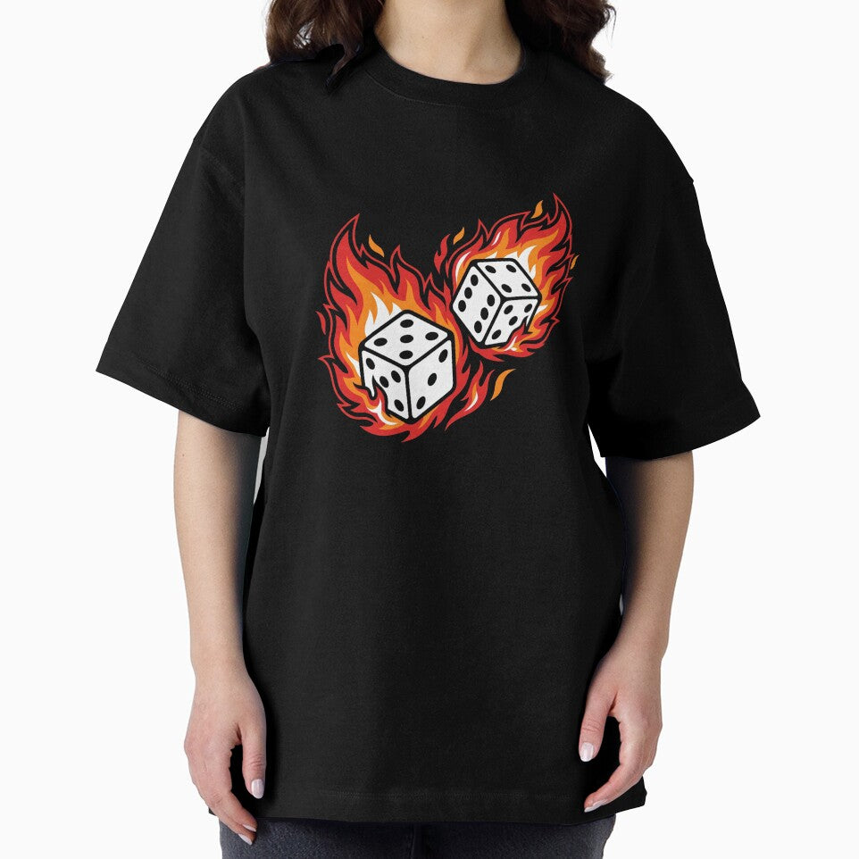 Burning Dice Streetwear by Stickersdevelop