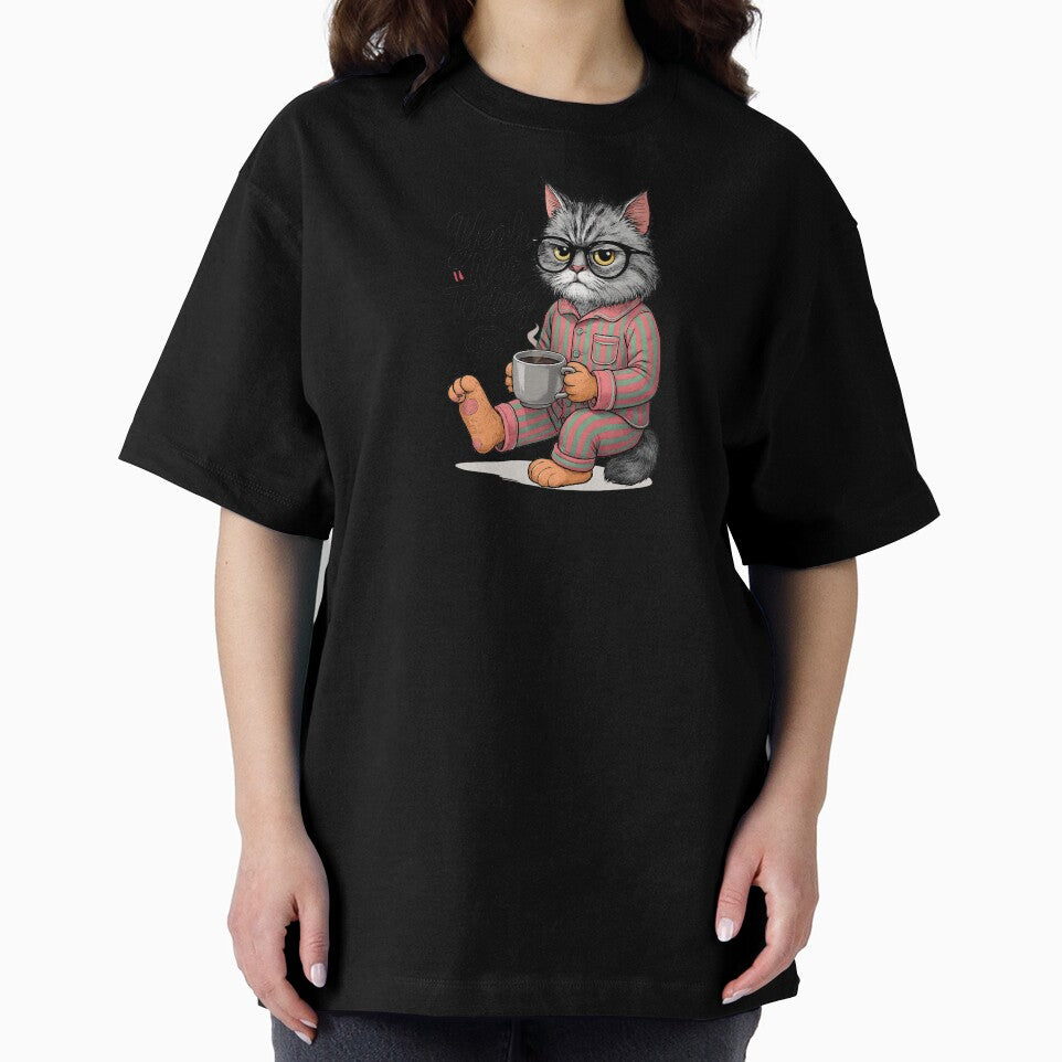 Yeah Not Today Graceful Cats in Motion Gifts for Cat Lover by MalwasBasket