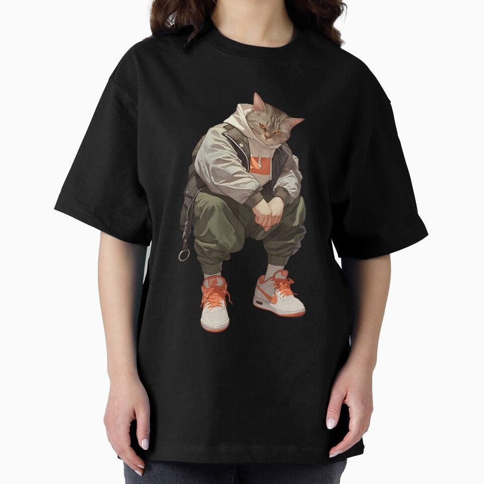 Streetwear Modern Cat by bapupa