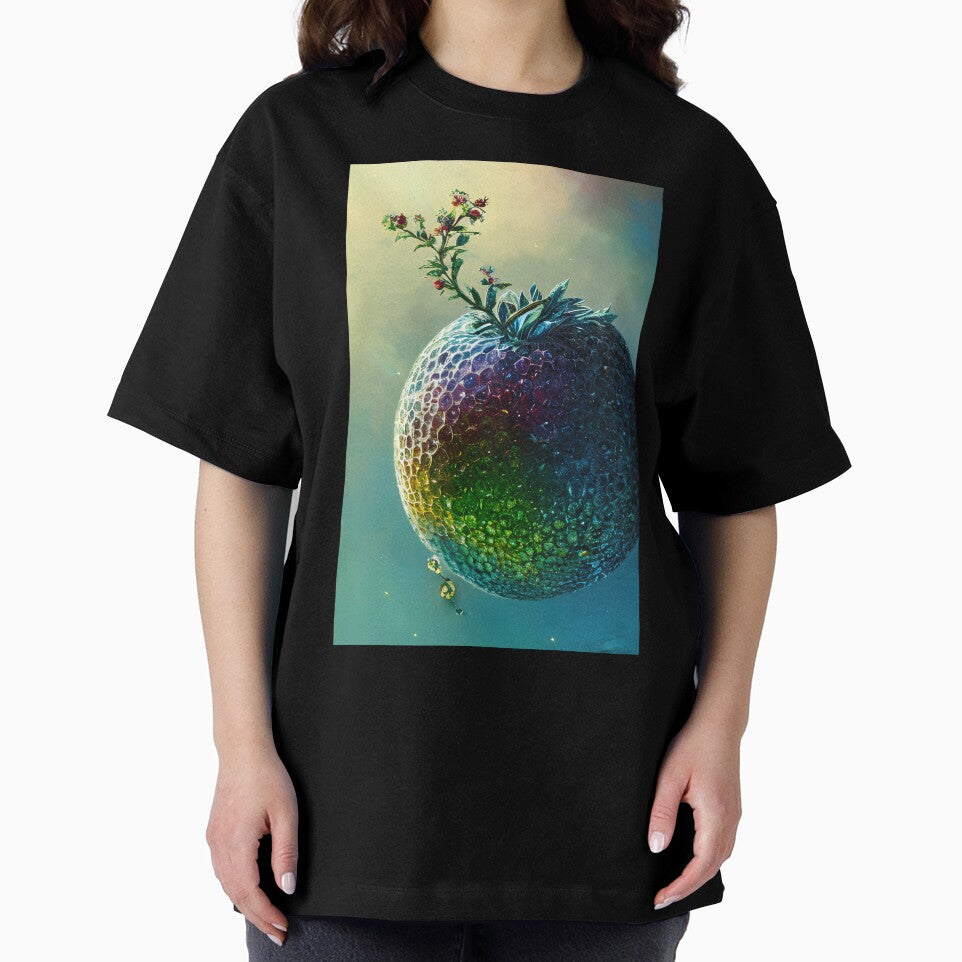 Cosmic Apple of Genesis - Modern abstract Art No18 by angelisart