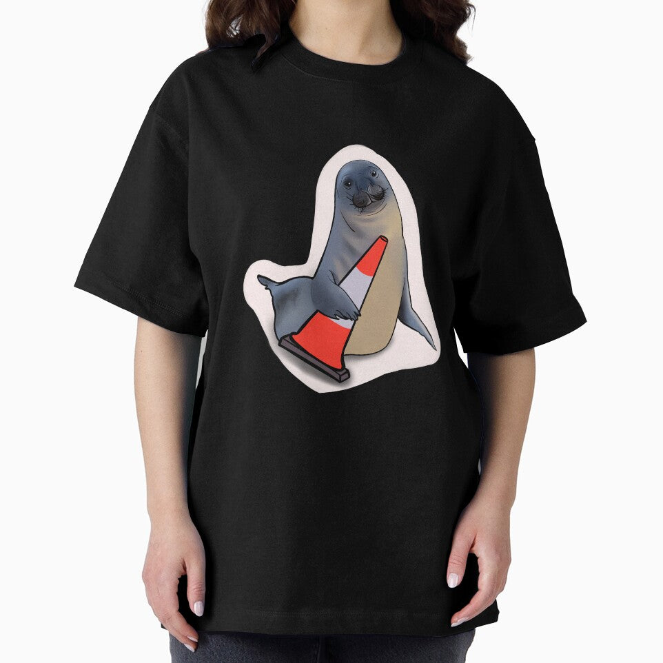 Neil the Seal with Traffic Cone by CuteGayThings