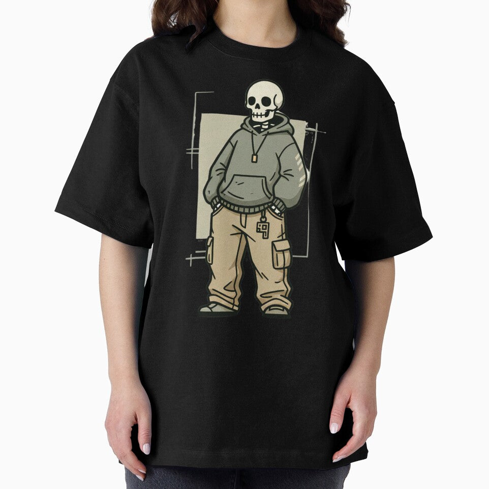 RAPPER | Minimalist Skeleton Streetwear Art by DEADLINE.