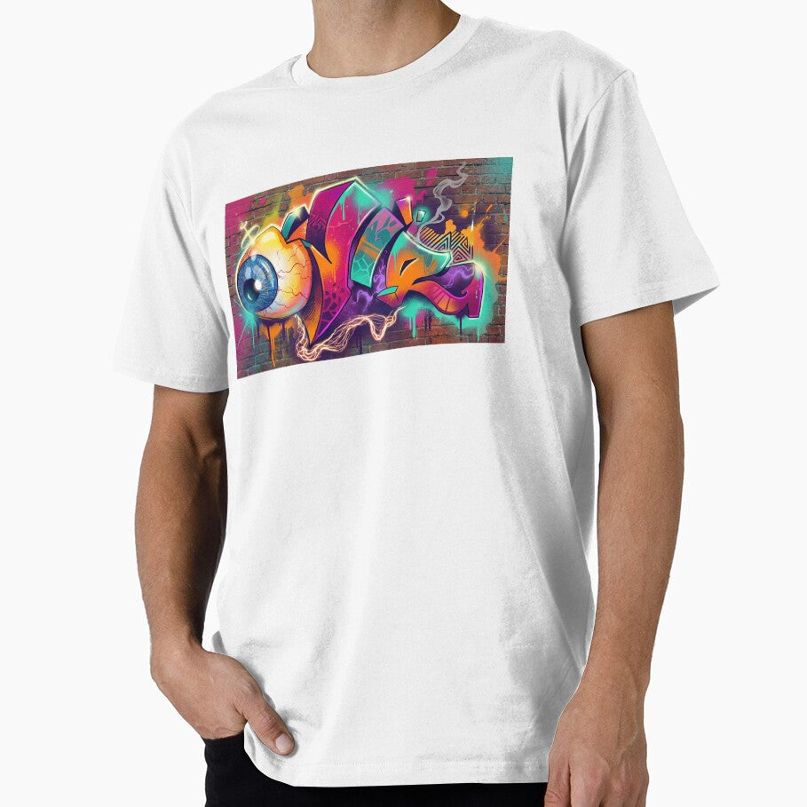 OLLIE – Neon Eye Graffiti Street Art by NeonSpiritArt