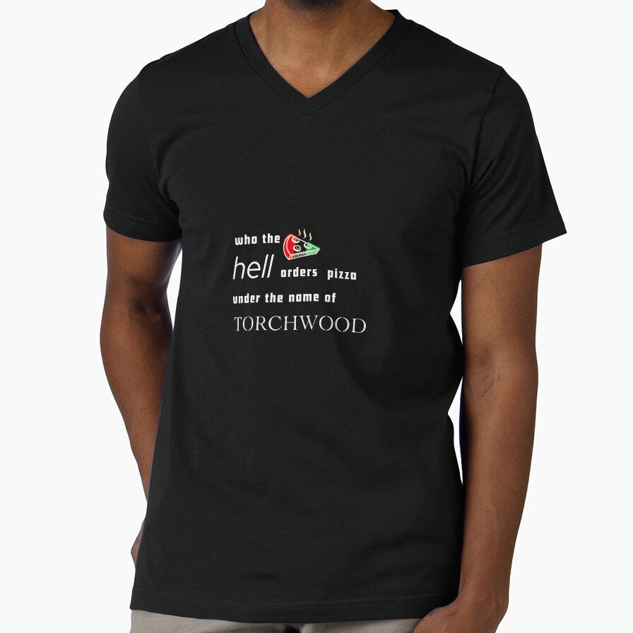 Who the hell orders pizza under the name of Torchwood by CJHGB