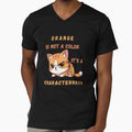 Orange Is Not A Color Funny Gift Cat Lovers by Ladys-Gents