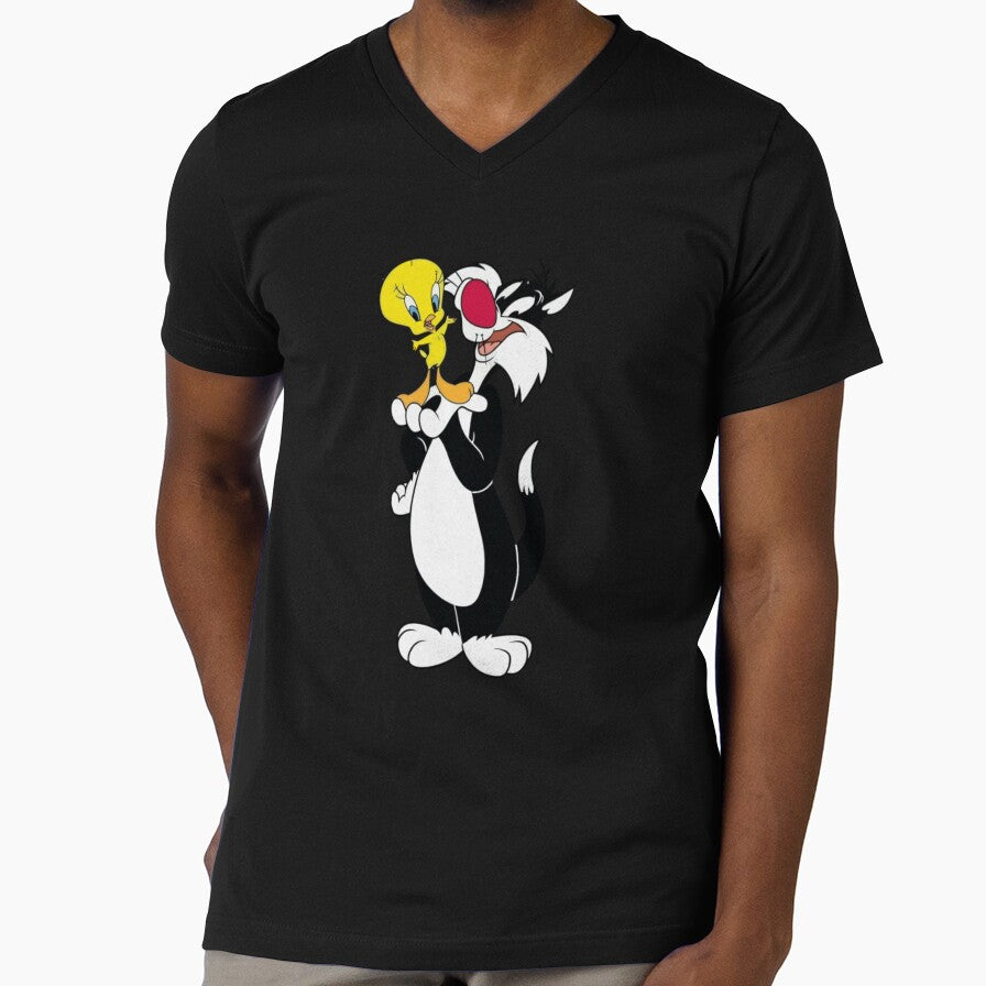 Sylvester cartoon cat animal logo by MILEBR