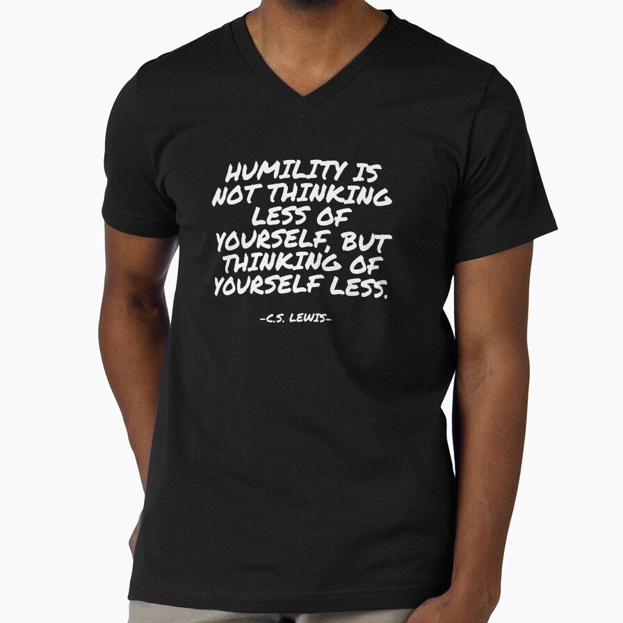 C.S. Lewis - Humility is not thinking less of yourself, but thinking of yourself less by appleofyoureye