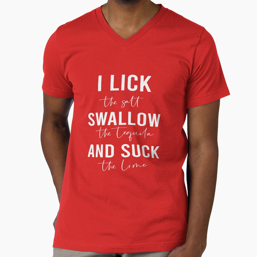 i lick the salt swallow the tequila and suck the lime funny drinking outfit cute drinking lover gift  for men and women by salyasshirt ⭐⭐⭐⭐⭐