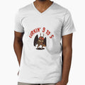 Lurkin' 9 to 5 - Funny Mothman Office Worker T-Shirt by JossDesign15