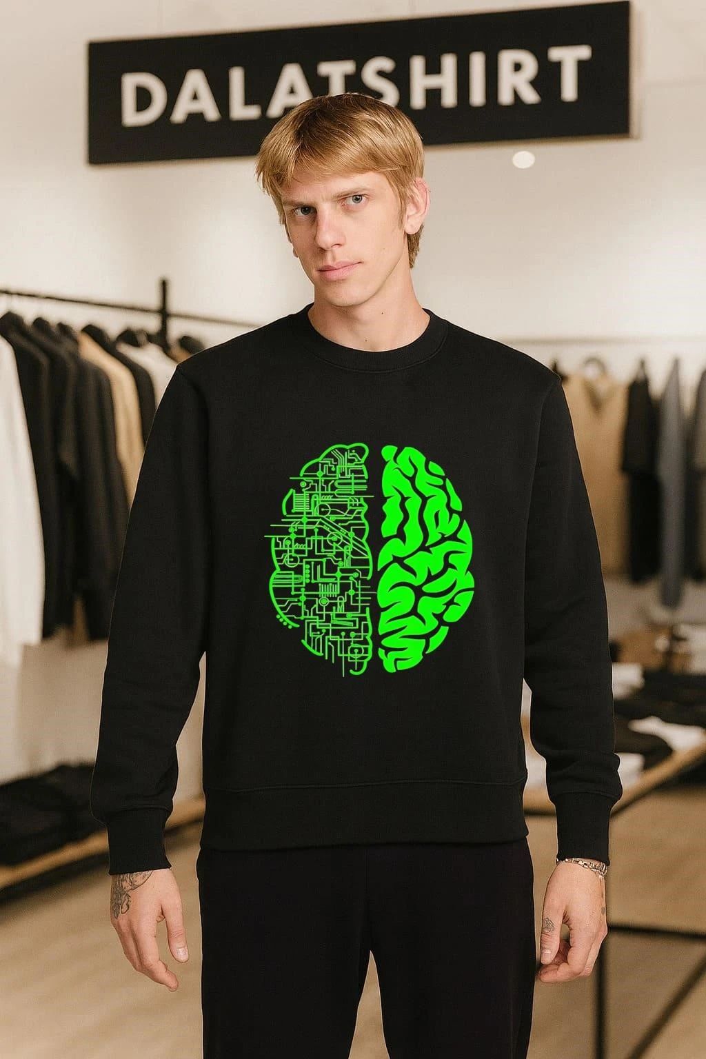 Human Brain Circuitry Mind vs Machine Dual Personality shirt