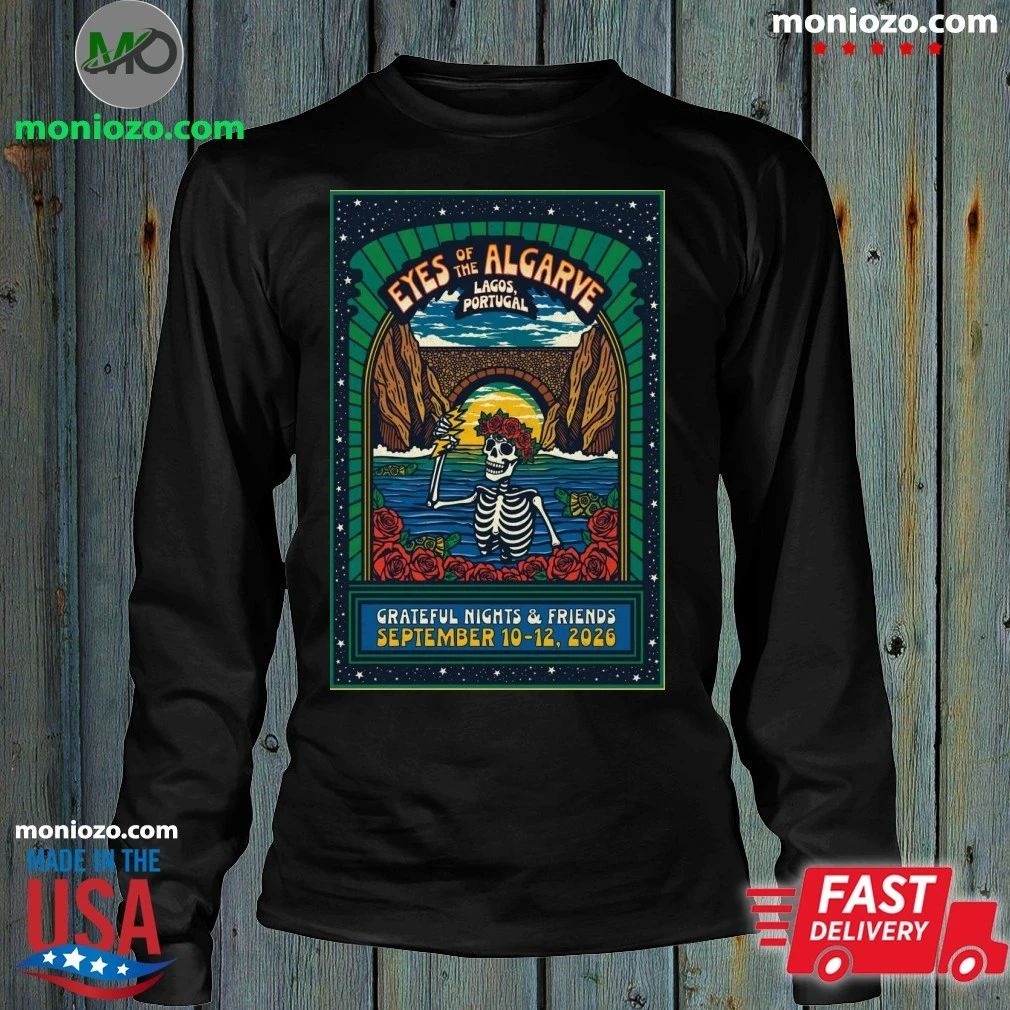Original Grateful Dead In Lagos Portugal On Sept 10-12 2026 Poster Shirt