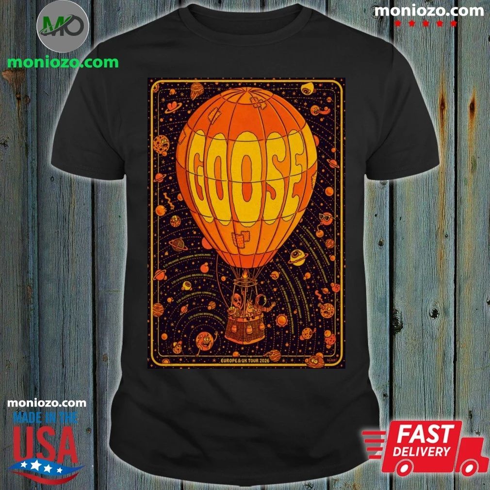 Original Poster Goose EU UK Tour 2026 Shirt
