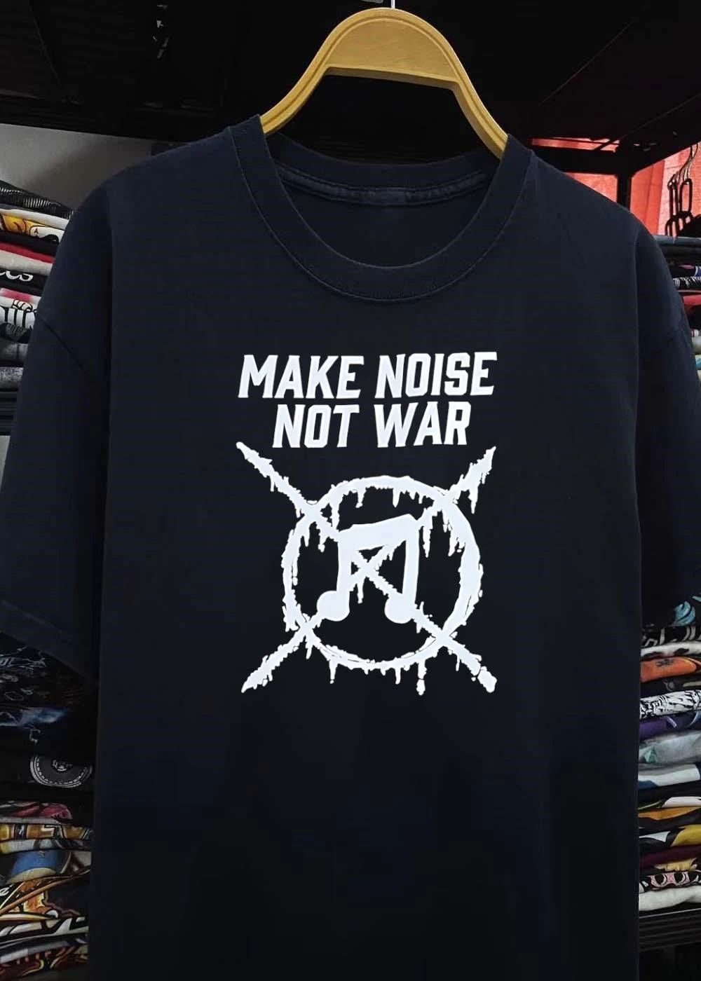 Make Noise Not War Music Note Symbol shirt