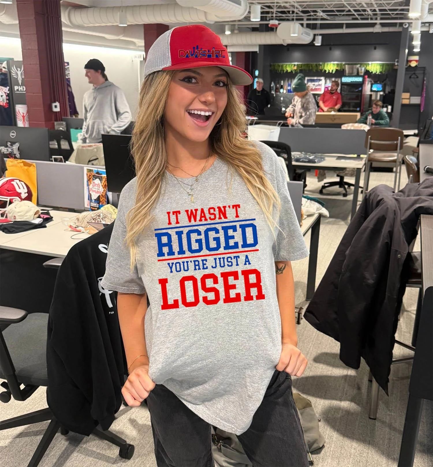It wasn’t rigged you’re just a loser shirt