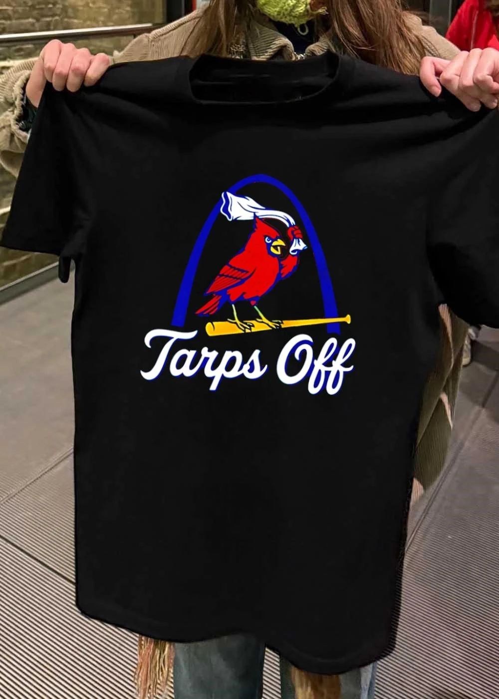 Tarps Off St Louis Cardinals Arch Baseball Mascot shirt