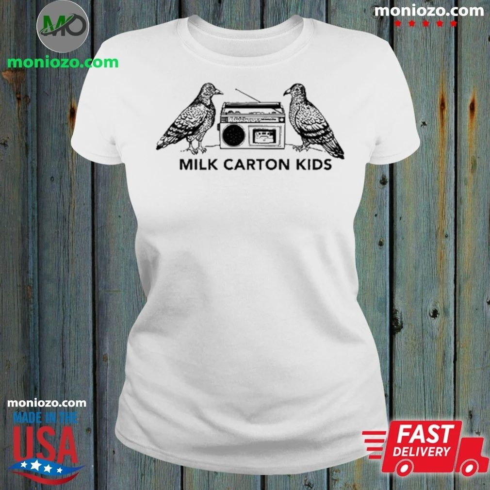 Original The Milk Carton Kids Boombox Bird Shirt