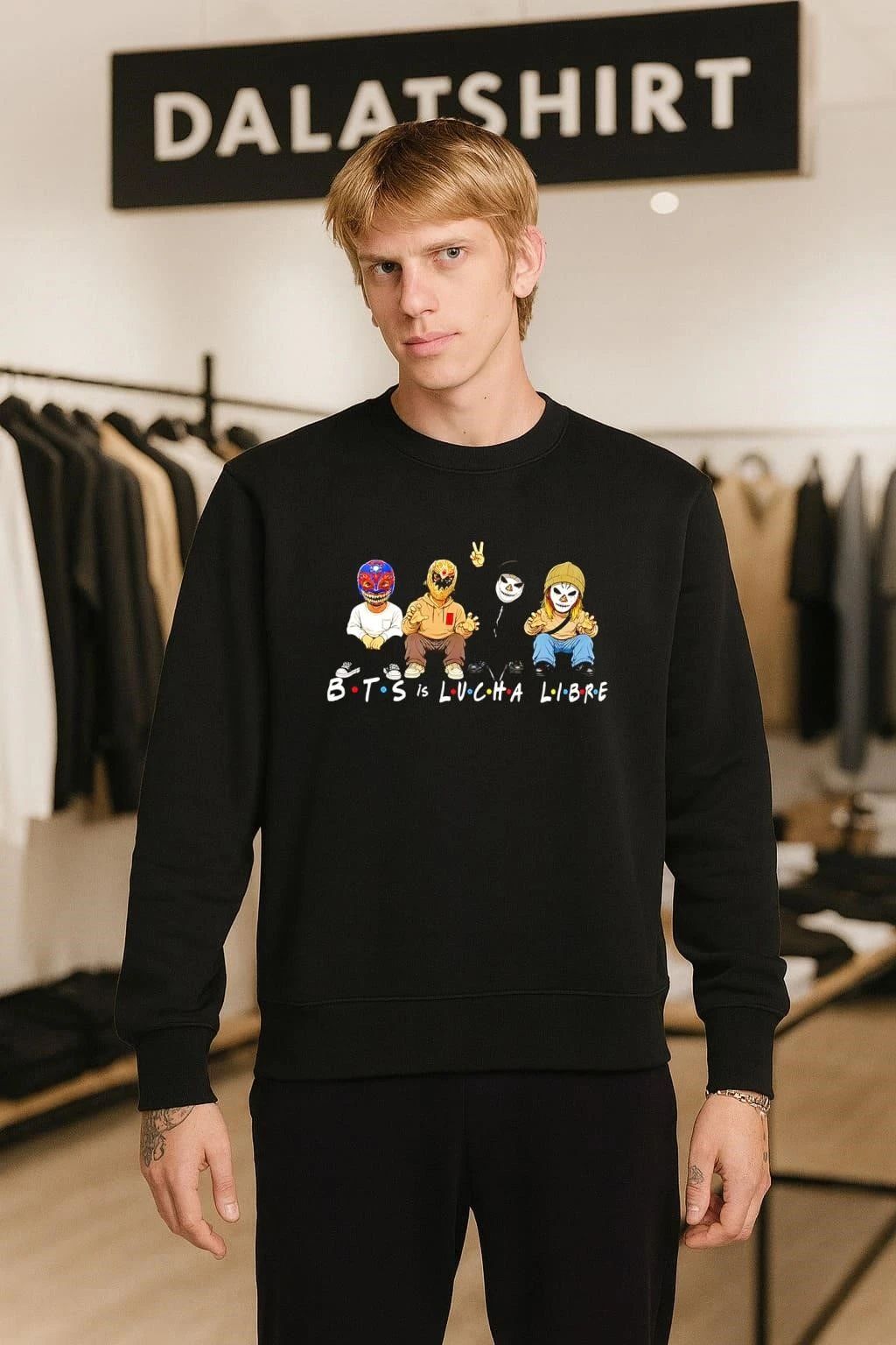 BTS Is Lucha Libre Friends Style Masked shirt