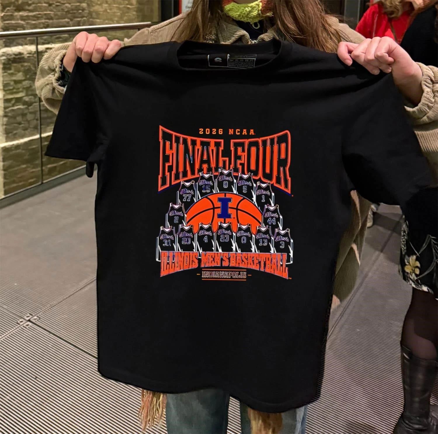 Illinois basketball 2026 final four shirt