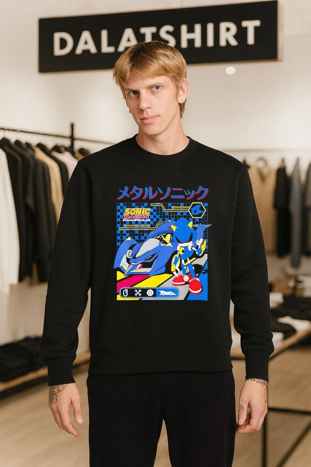 Cat Racing Crossworlds Japanese Gaming shirt