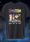Boston Team Logos Williams Brady Orr Russell T-Shirt