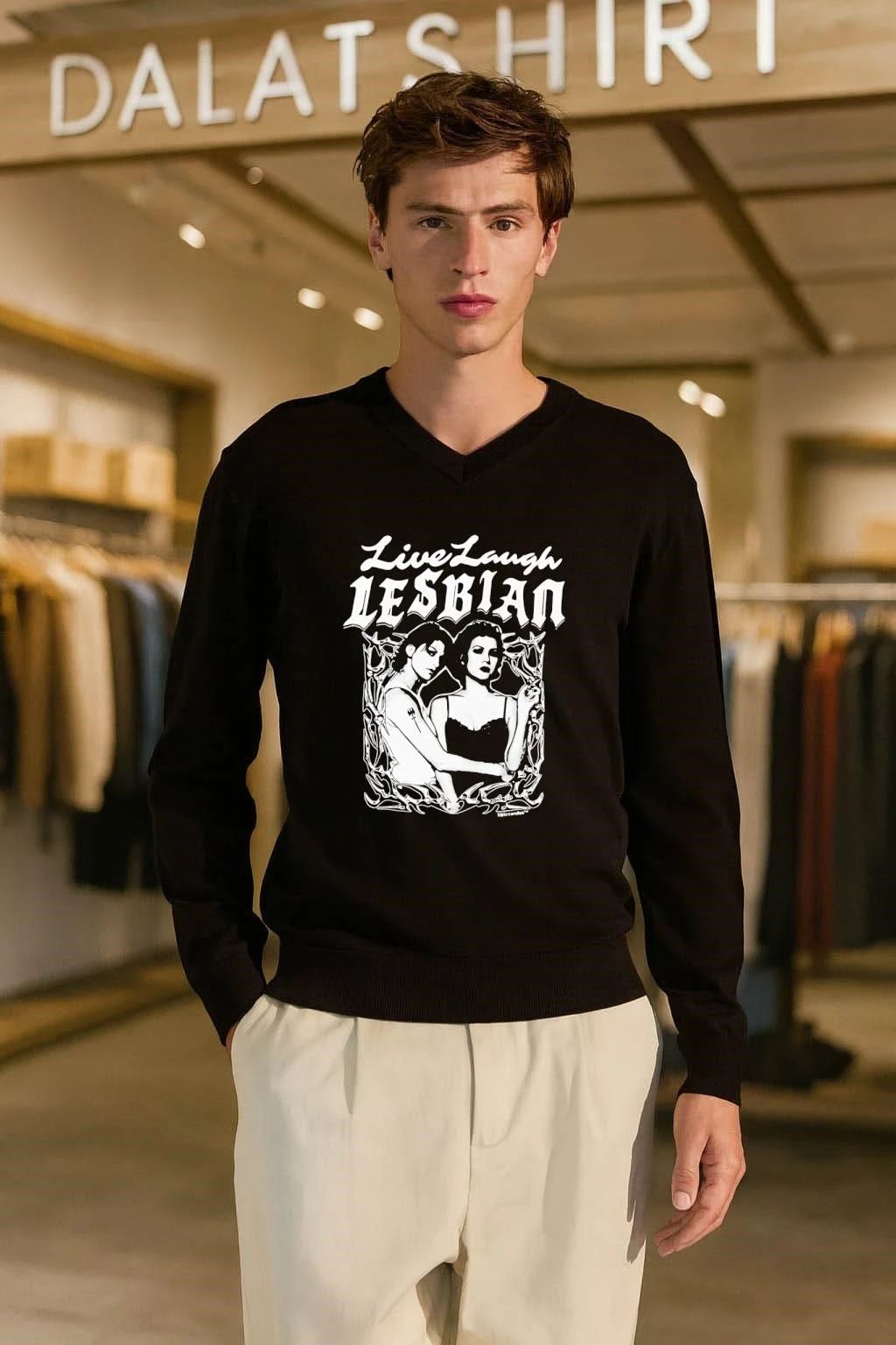 Bound Live Laugh Lesbian shirt