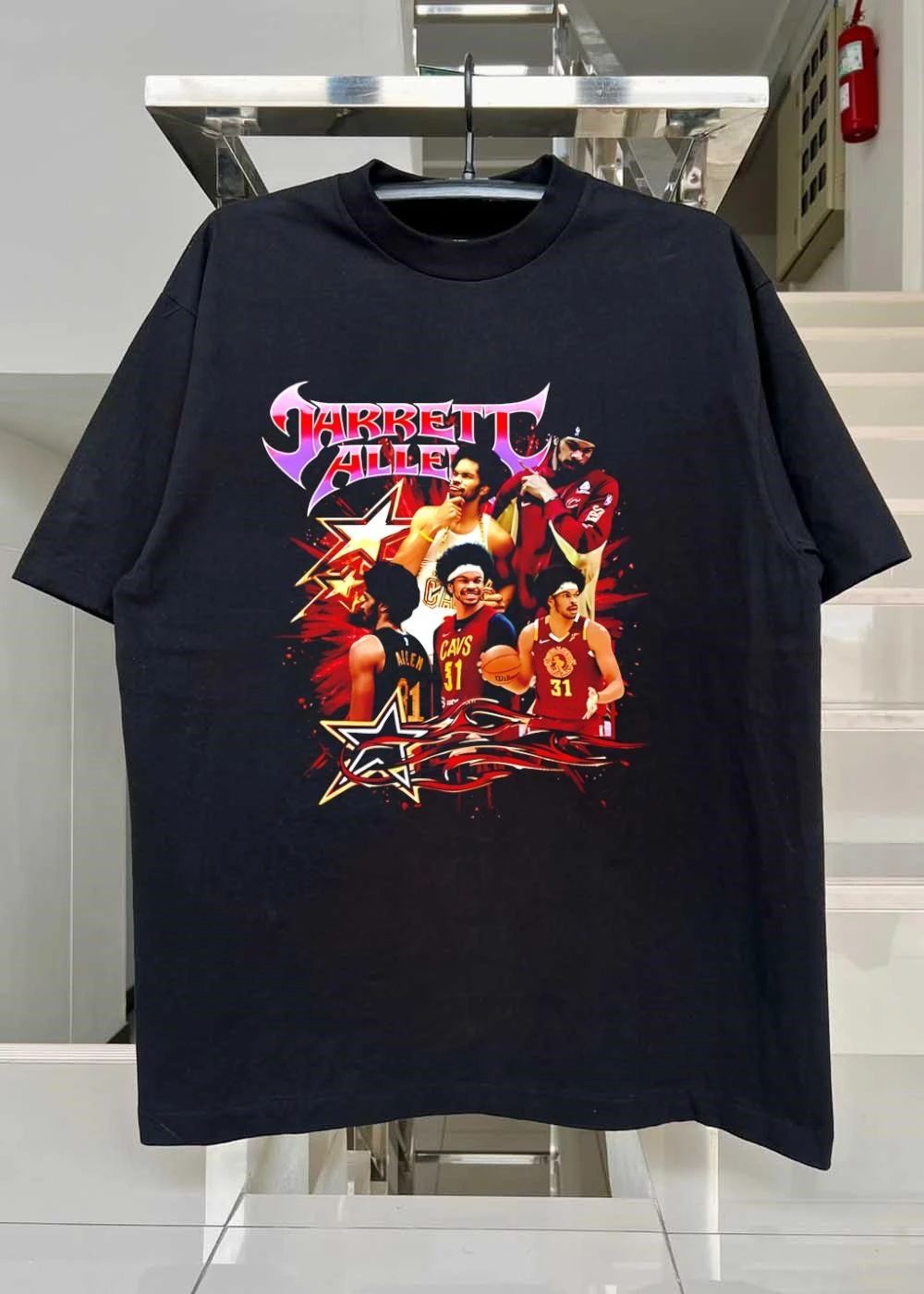 Jarrett Allen Cavs 31 Multi Image Star shirt