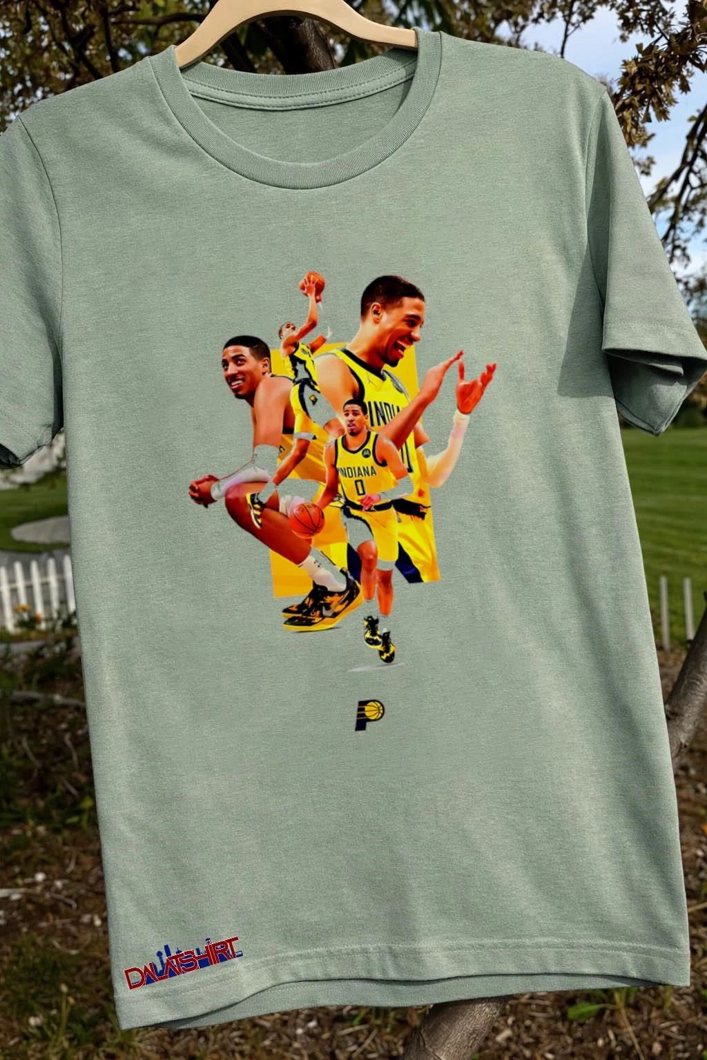 Tyrese Haliburton Indiana Pacers Superstar Collage Nba 2025 Finals Tribute shirt