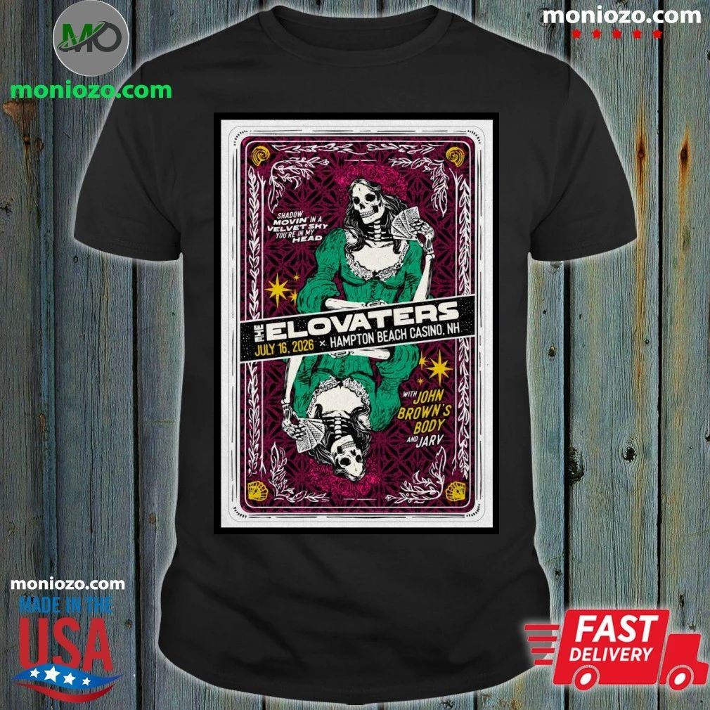 The Elovaters In Hampton Beach NH On July 16 2026 Poster Graphic T-Shirt
