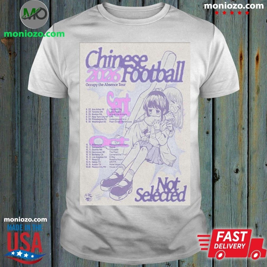 Chinese Football Band Occupy The Absence Tour 2026 Poster Shirt