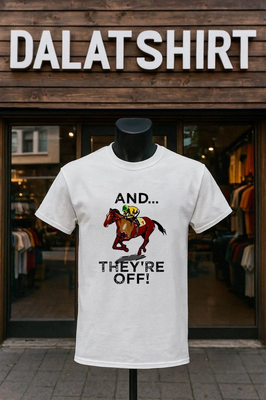 And They’re Off T Funny Horse Racing Gambling Gift shirt