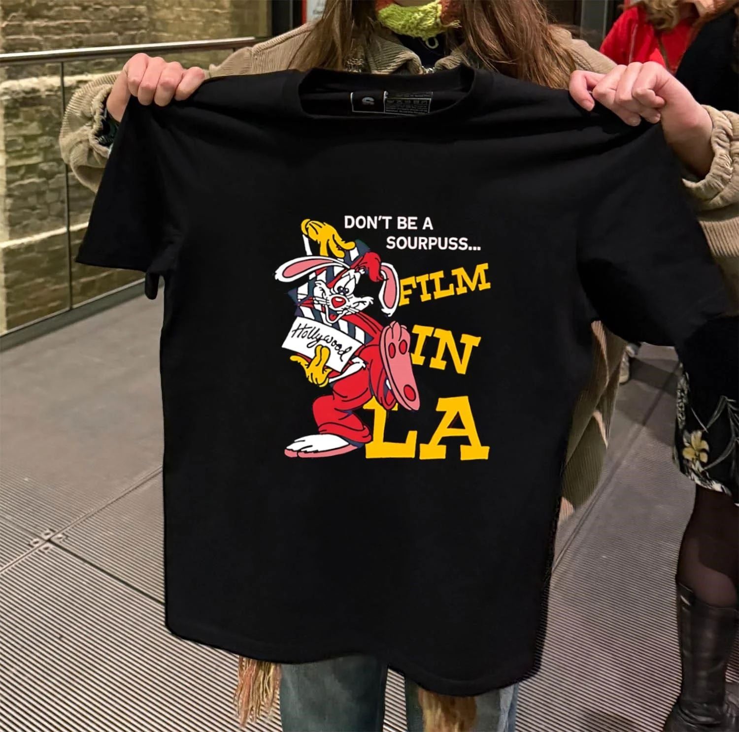 Don’t Be A Sourpuss Roger Rabbit Film In LA shirt