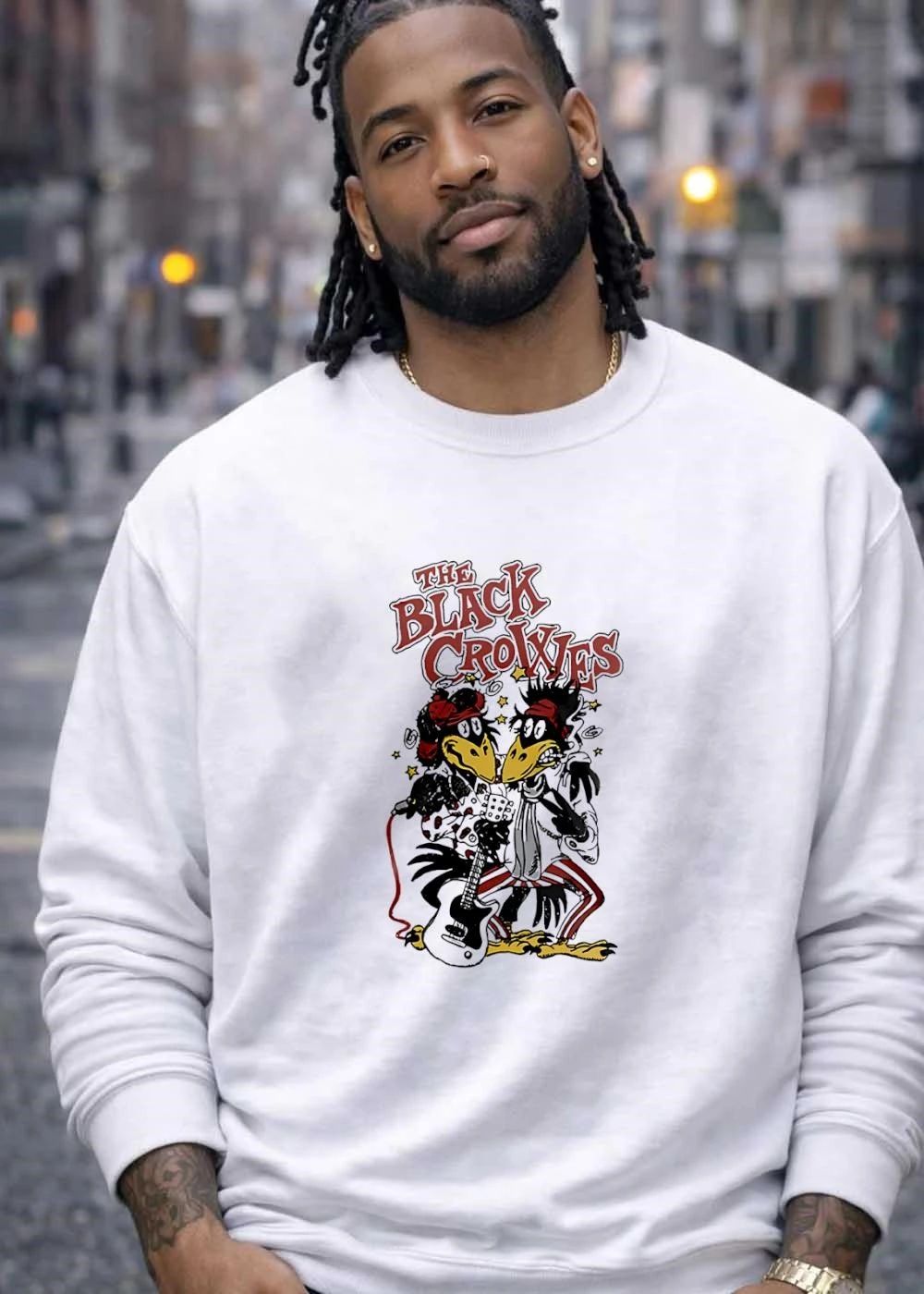 The Black Crowes Rock Band Cartoon Birds shirt