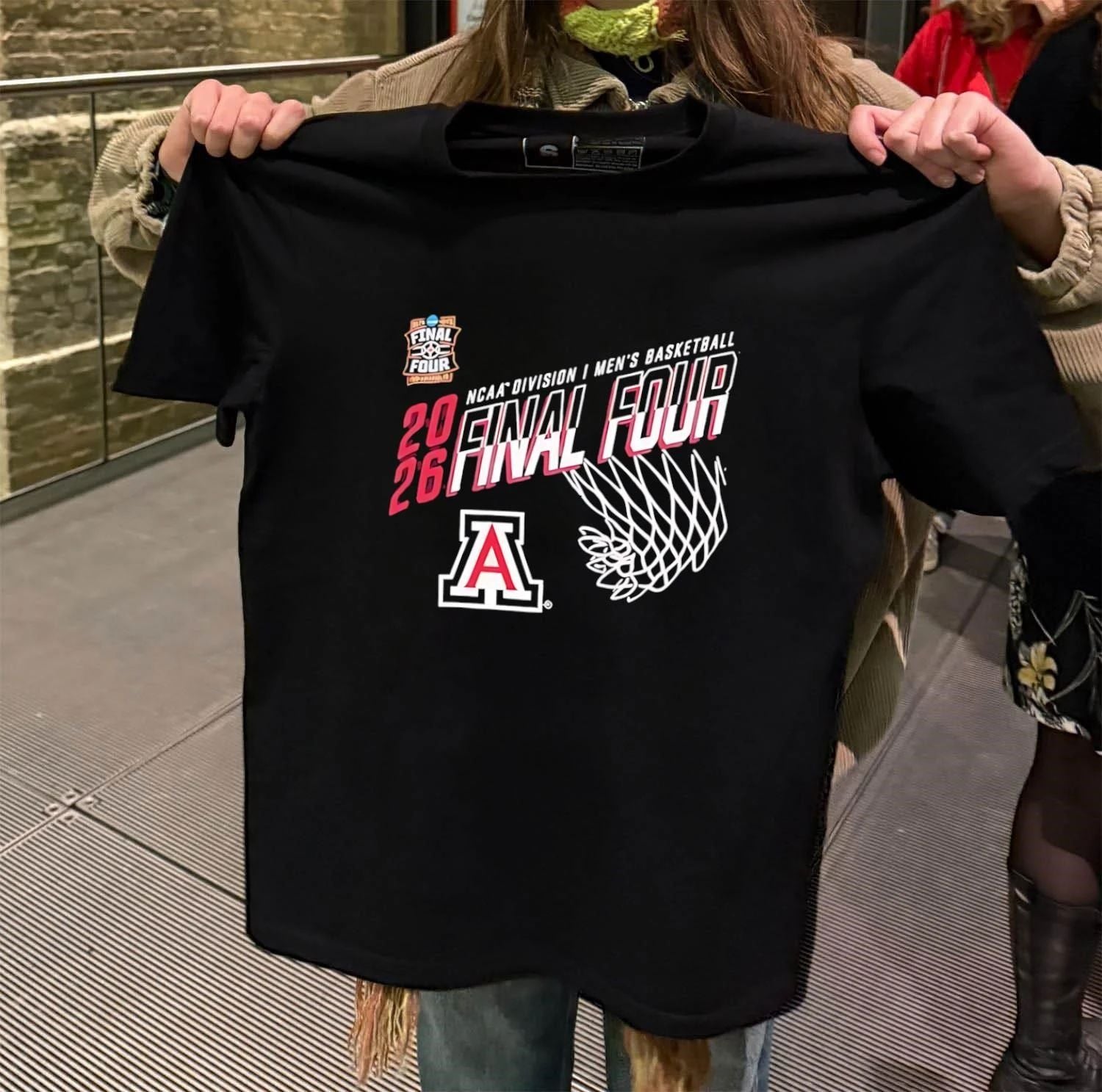 Arizona wildcats 2026 ncaa Division I men’s basketball final four net shirt