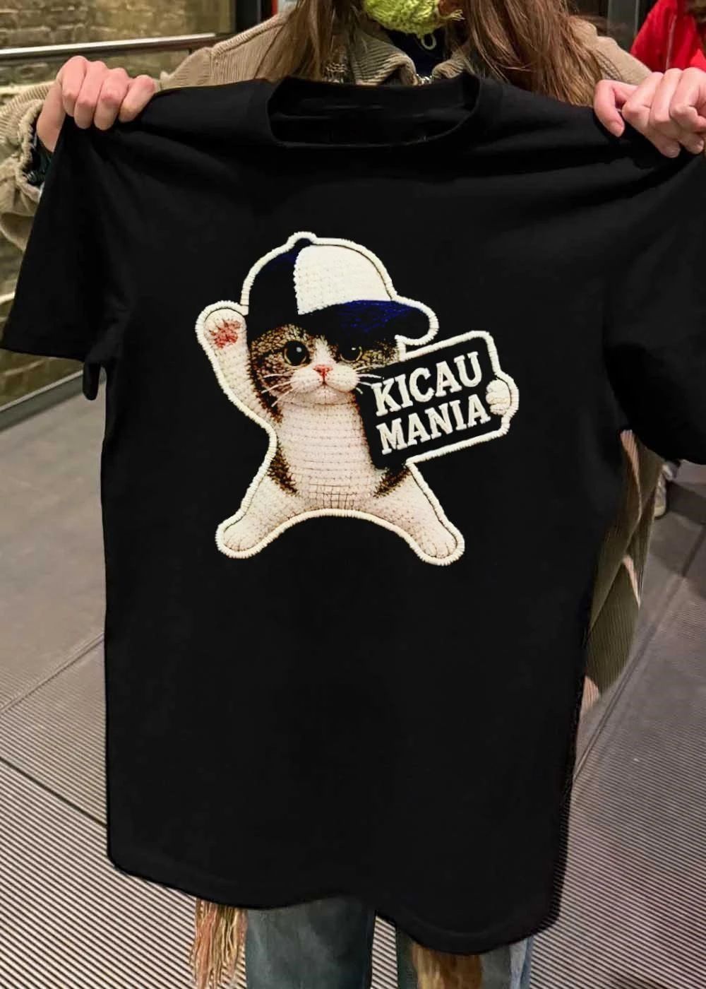 Kicau Mania Crochet Cat cute shirt