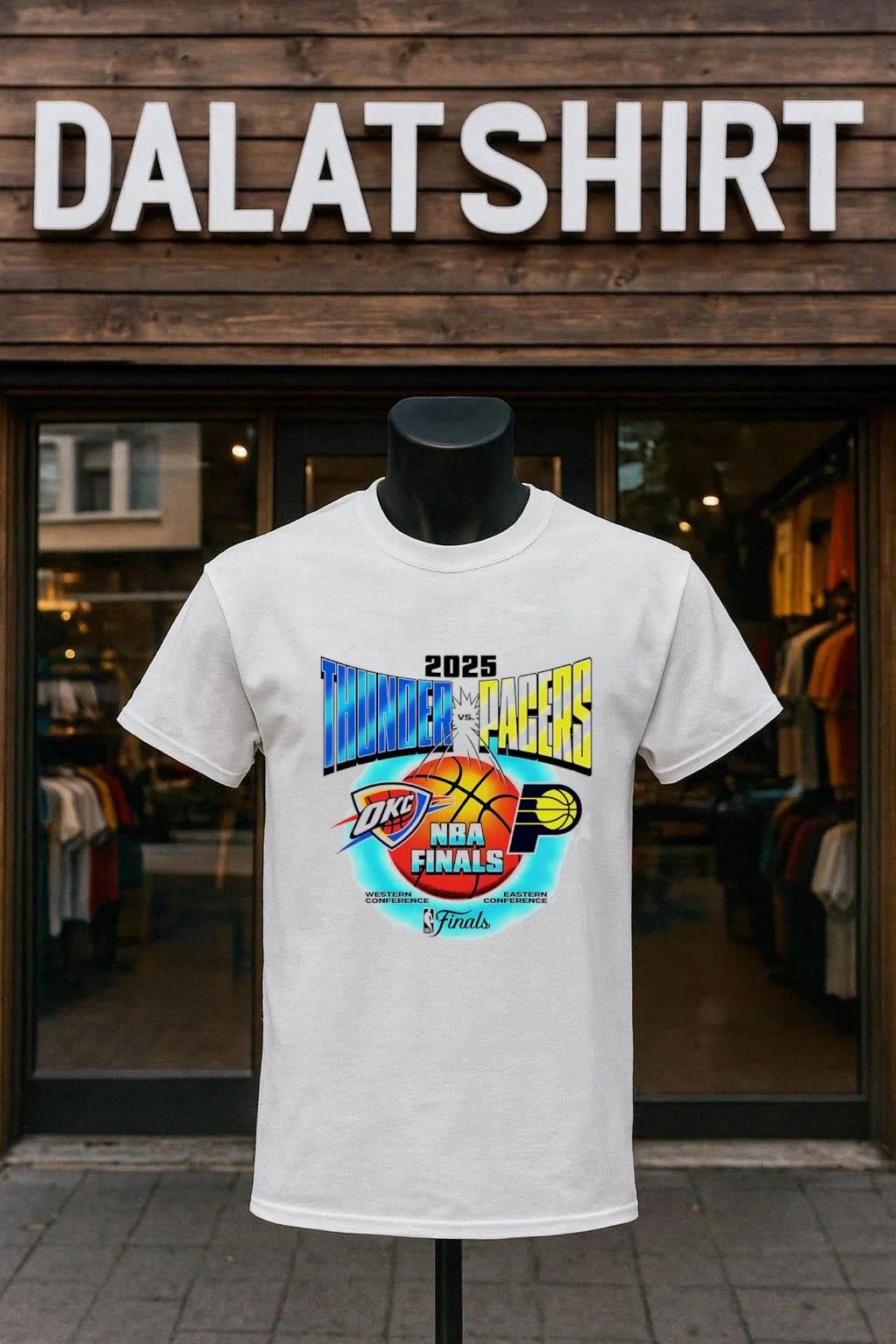 Okc Thunder Vs Indiana Pacers 2025 Nba Finals Vintage shirt