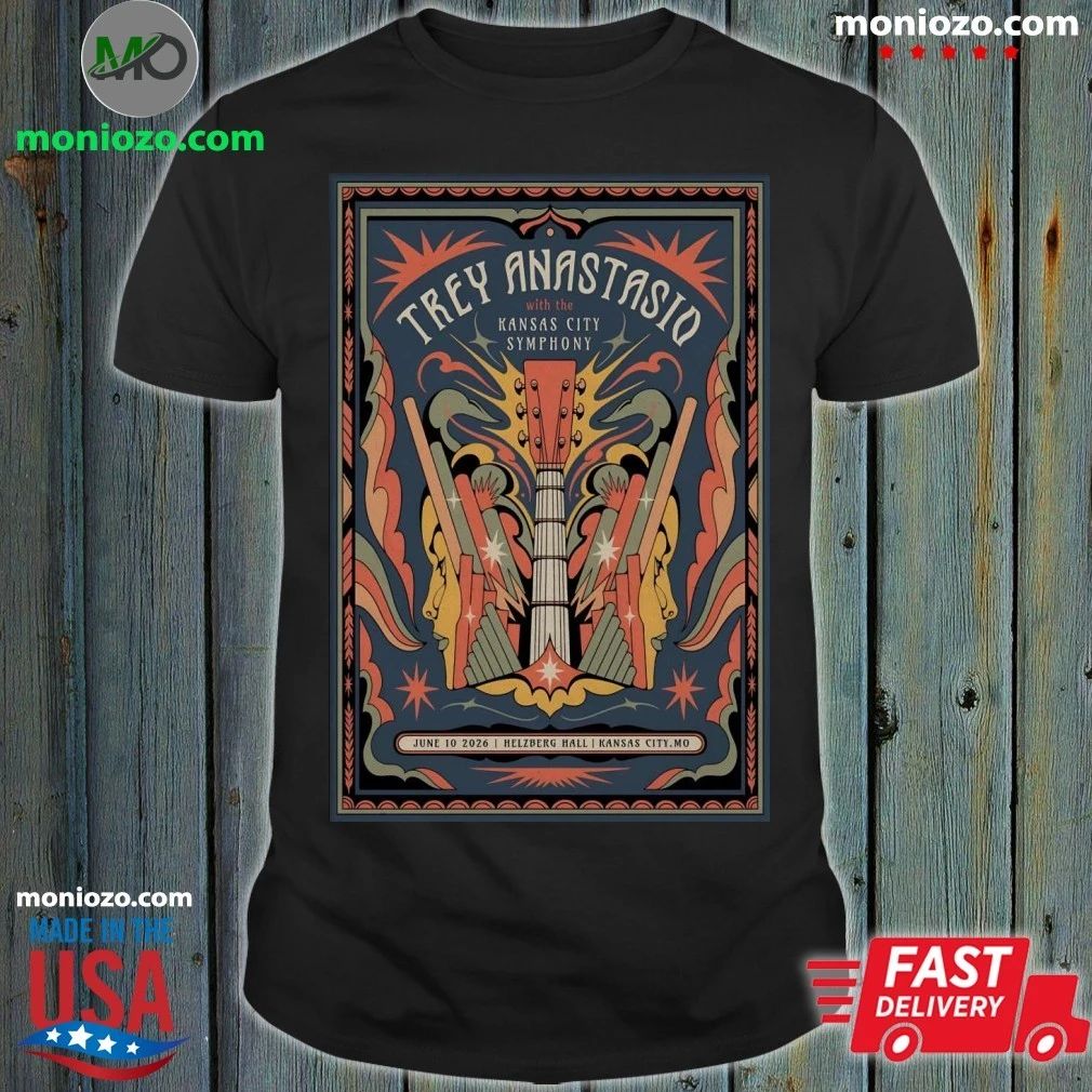 Trey Anastasio Helzberg Hall, Kansas City MO June 10 2026 Poster Shirt