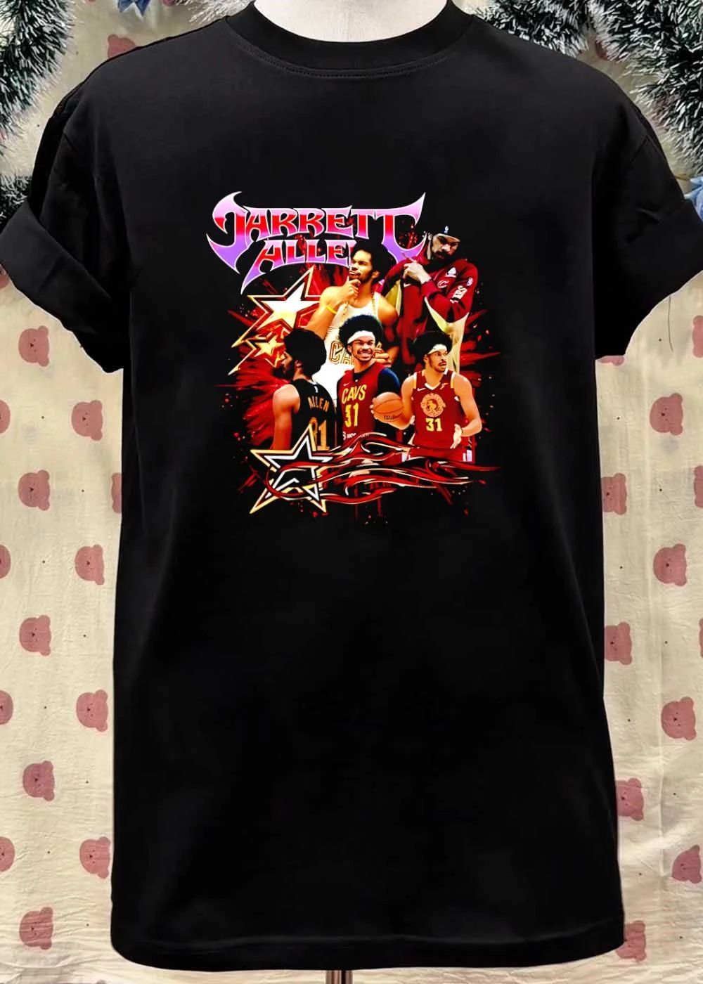Jarrett Allen Cavs 31 Multi Image Star shirt